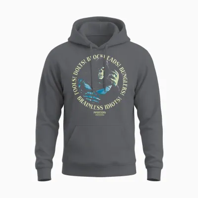 Maîtres De L'univers : Skeletor Fools! Idiots Sans Cerveau Unisex Hoodie - Charcoal