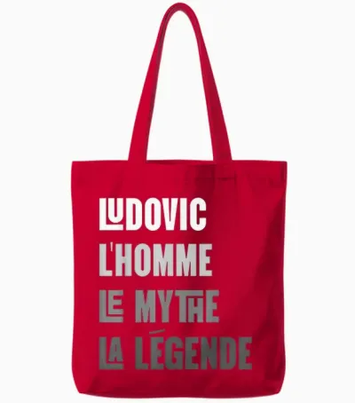 Ludovic Men's Myth Legend Custom Gift Ludovic Tote Bags - Red