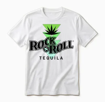 Rock N Roll Tequila Seventh Collection Unisex T-Shirt - White