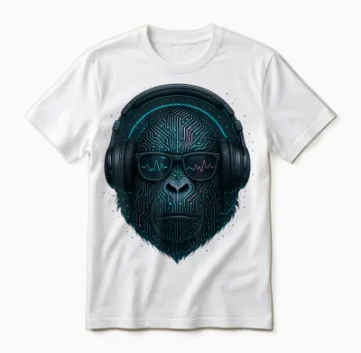 Techno House Electro Minimal Goa Psy Trance Acid Rave Dnb Unisex T-Shirt - White
