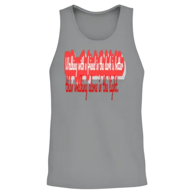 Walking with a Friend Unisex Tank Top - Sport Grey