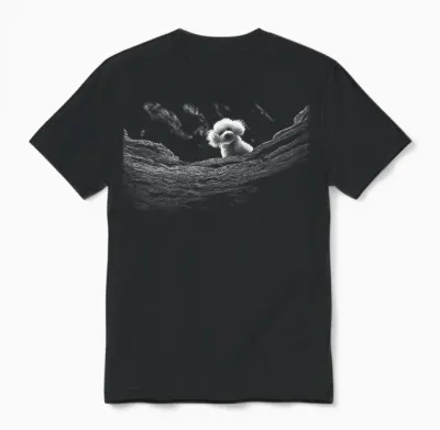 Silence of the Lamb Dog a Little Lamb in the Killer Silence Unisex T-Shirt - Black