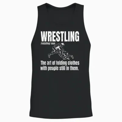 Definition of Wrestling Funny Wrestler Definition Unisex Tank Top - Black