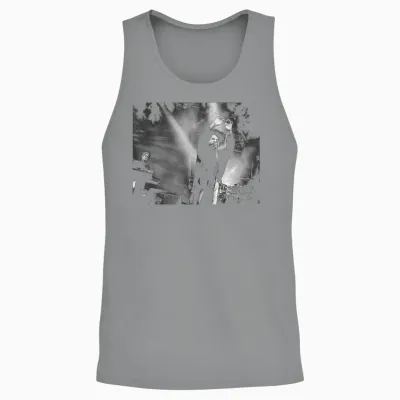 Robert Smith the Cure Live 1989 Von Phil Nicholls Unisex Tank Top - Sport Grey