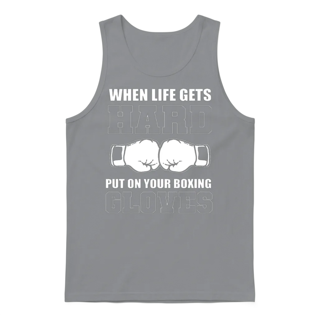 Put Boxing Gloves Boxing Champion Gift Unisex Tank Top - Sport Grey