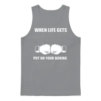 Put Boxing Gloves Boxing Champion Gift Unisex Tank Top - Sport Grey – 1