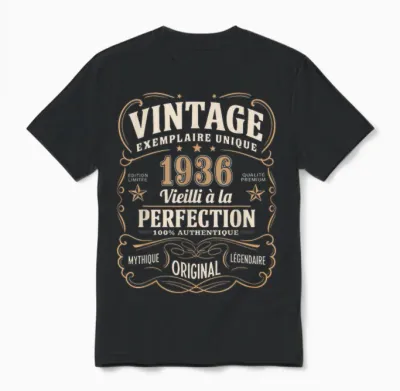 89 Years Man 1936 Birthday T Shirt 89 Years Man 1936 T-Shirt, Black, S Unisex T-Shirt - Black