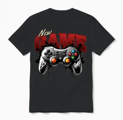 'new Game' Gaming Gd Unisex T-Shirt - Black