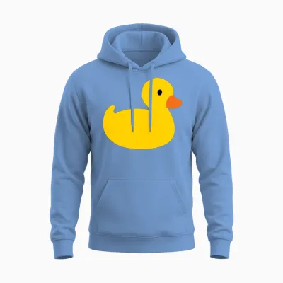 Rubber Duck Unisex Hoodie - Carolina Blue