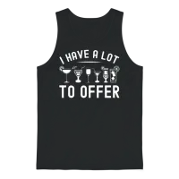 Bartending Mixologist Funny Bartender Unisex Tank Top - Black – 1