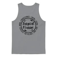 Surgical Nurse Life Nursing Squad Appreciation Unisex Tank Top - Sport Grey – 1