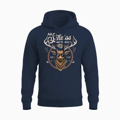 Men's Costume Shirt Outfit Suitable for Oktoberfest Costume T-Shirt, Black Unisex Hoodie - Navy