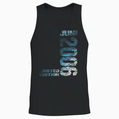 Limited Edition Juni 2006 Mann Frau 20. Geburtstag Unisex Tank Top - Black