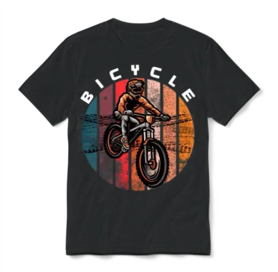 Retro Style Unisex T-Shirt - Black