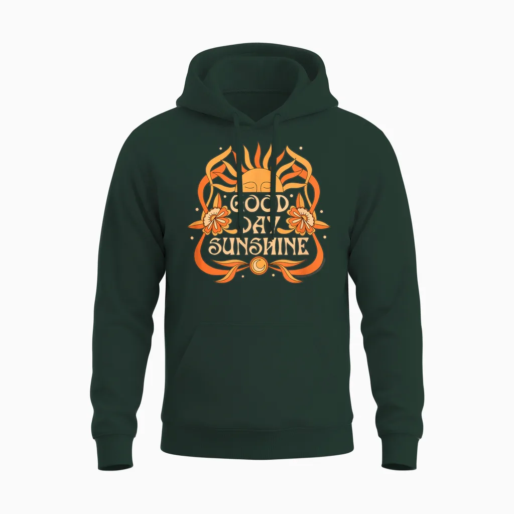 Die Beatles - Guten Tag Sonnenschein Unisex Hoodie in Forest
