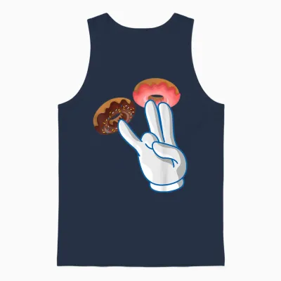 2 in the Pink 1 in the Stink Dirty Humor Unisex Tank Top - Navy