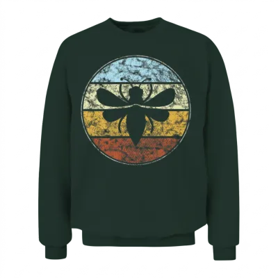 Bee Retro Unisex Sweatshirt - Forest