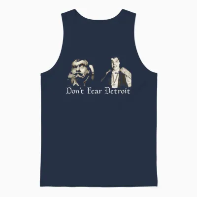 Sir Graves Count Scary Detroit Unisex Tank Top - Navy