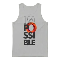 Impossible Circle Unisex Tank Top - Ash – 1