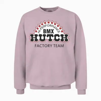 Hi-Perforce Bmx Hutch Unisex Sweatshirt - Light Pink