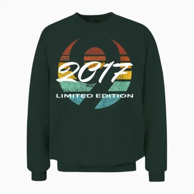 9. Geburtstag Mädchen Junge 9 Jahre 2017 Lustig Geschenk Unisex Sweatshirt - Forest