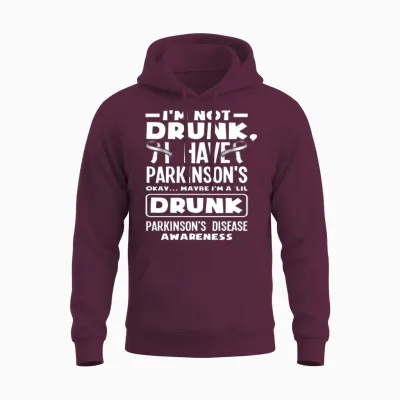 Parkinsons Disease Parkinson's Awareness Unisex Hoodie - Maroon