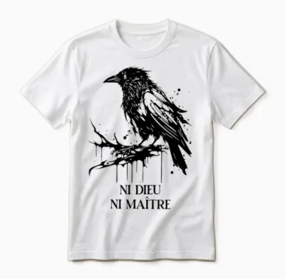 Neither God nor Master | Ni Dieu Ni Maitre Unisex T-Shirt - White