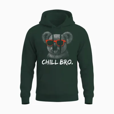 Chill Bro – Lustiges Koala Mit Sonnenbrille Gamer Unisex Hoodie - Forest
