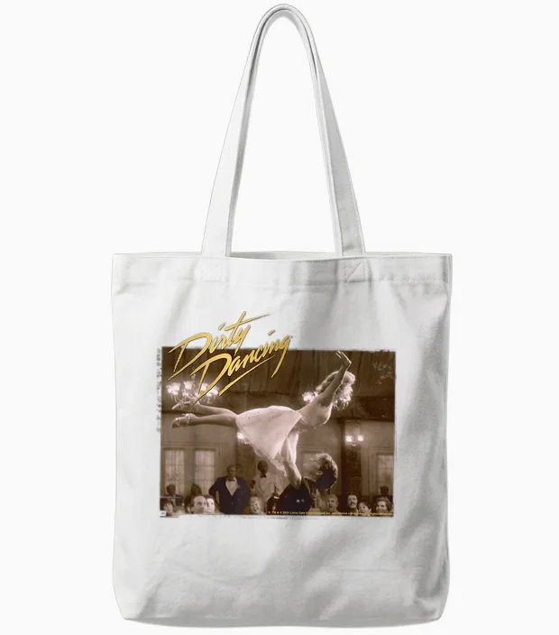 Dirty Dancing the Time of My Life Lift Szene Tote Bags in White