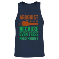 Funny Arborist Unisex Tank Top - Navy – 2