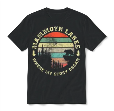 Mammoth Lakes Where My Story Began Unisex T-Shirt - Black