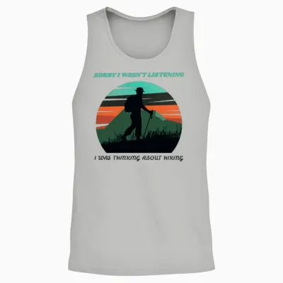 Thinking About Hiking - Hiking Unisex Tank Top - Ash