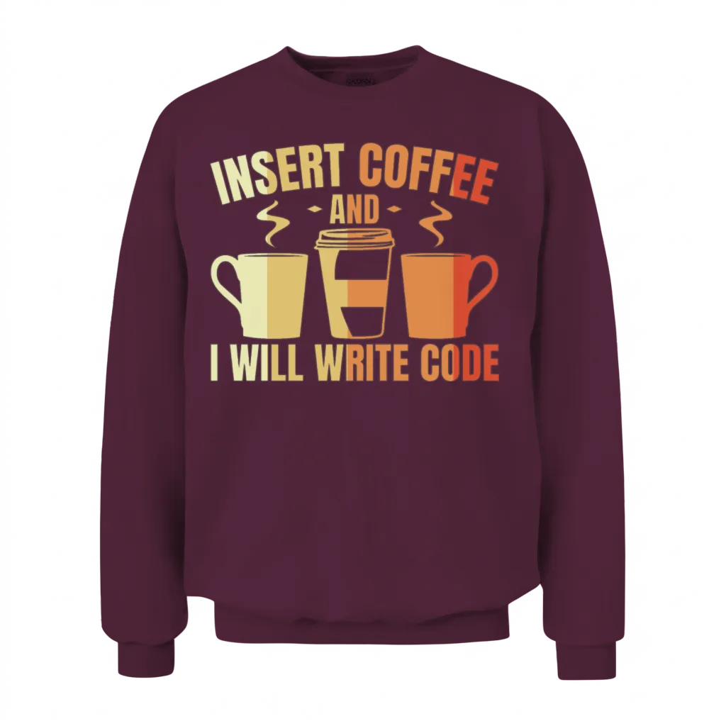 Funny Programmer Programmers & It Unisex Sweatshirt - Maroon