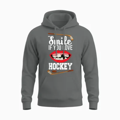 Lustig - Eishockey - Eishockey - Sport - Profisport Unisex Hoodie - Graphite Heather