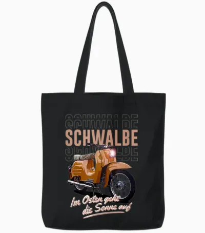 Schwalbe Kr51 T-Shirt, Black Tote Bags - Black