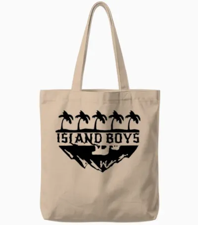 Island Boys from Cali Tote Bags - Natural