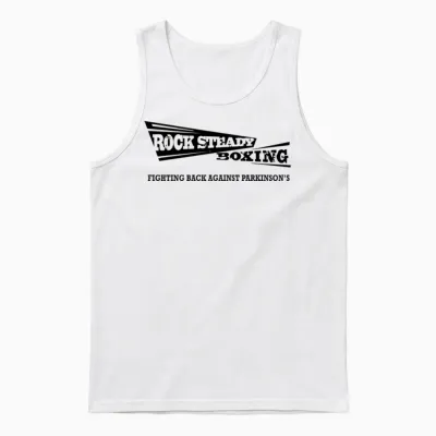 I Am Rock Steady Unisex Tank Top - White