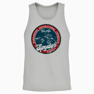 Can Am Spyder Retro Unisex Tank Top - Ash