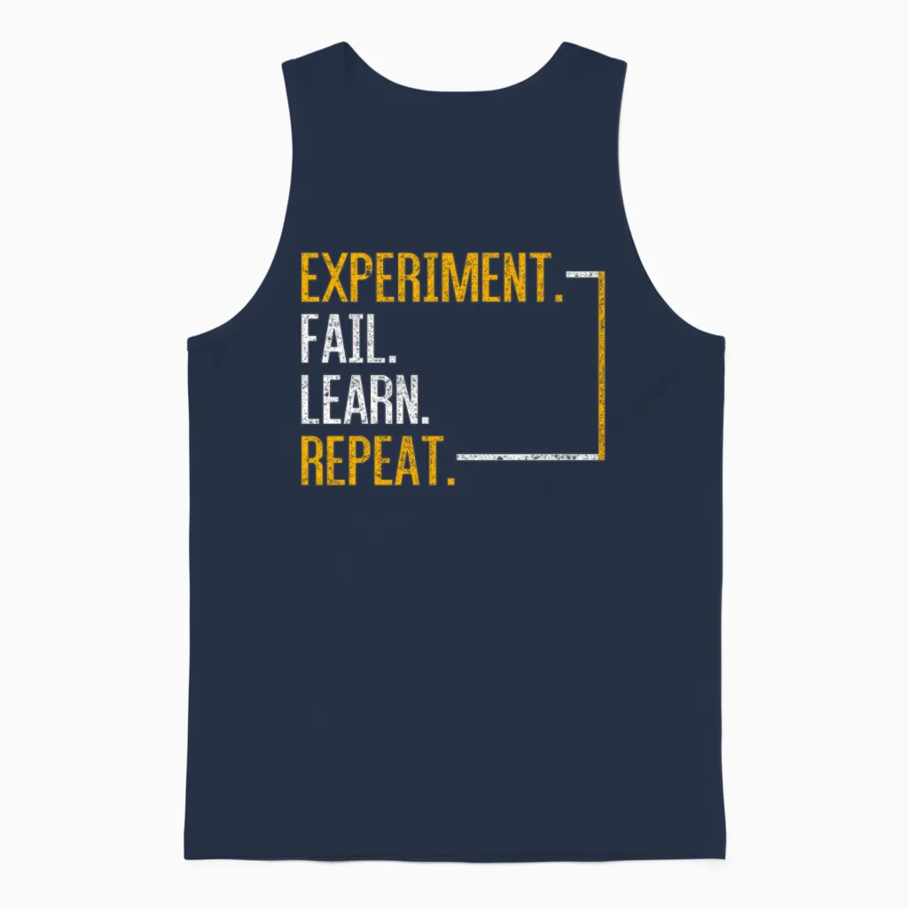Physics Scientist Unisex Tank Top in Navy