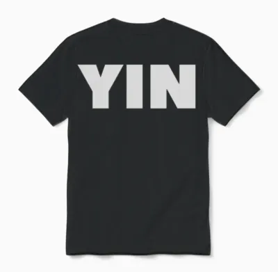 Yin / Yin Yang / Bestseller Unisex T-Shirt - Black