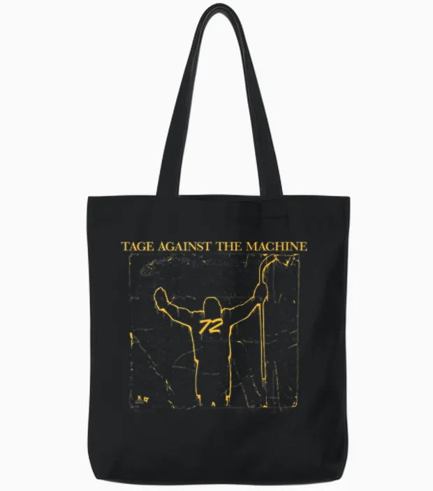 Tage Thompson - Tage Against the Machine - Buffalo Hockey Tote Bags in Black