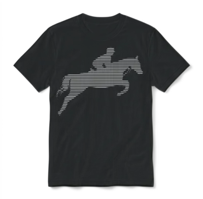 Ride Horses Unisex T-Shirt - Black