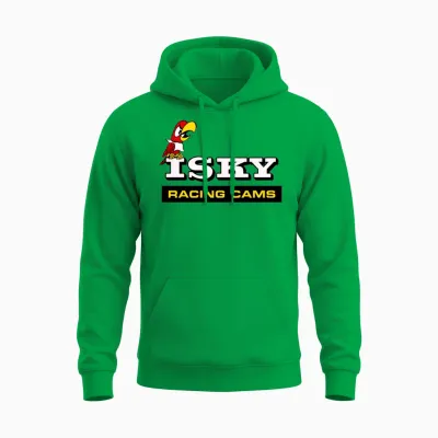 Isky Racing Cams Logo from 1964. Unisex Hoodie - Irish Green
