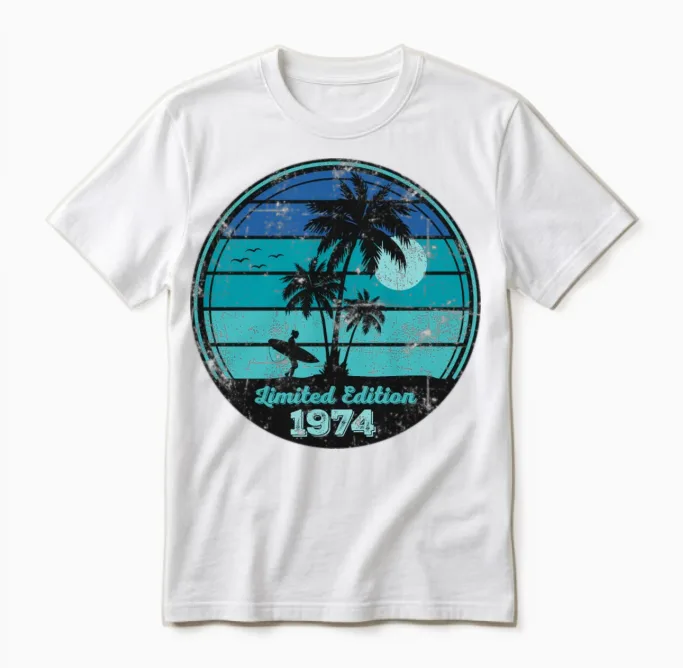1974 Limited Edition Unisex T-Shirt in White