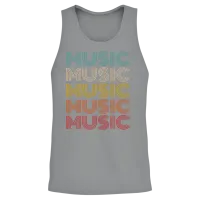 Retro Music — Lovers Unisex Tank Top - Sport Grey – 2