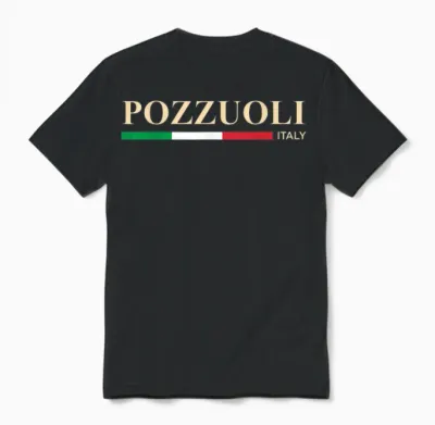 Pouzzoles Italie Unisex T-Shirt - Black