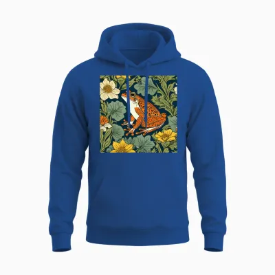 Frog William Morris Unisex Hoodie - Royal