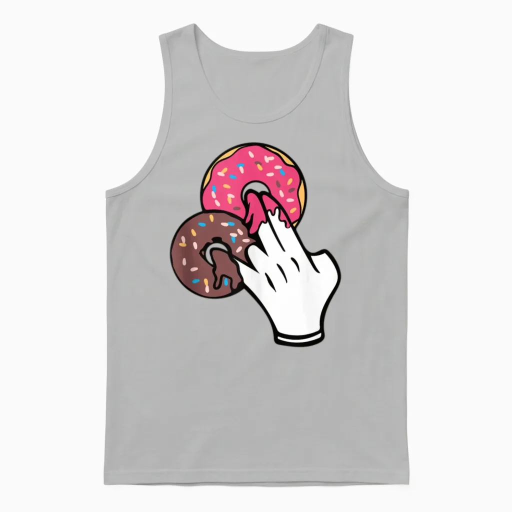 2 in the Pink 1 in the Stink Funny Dirty Humor Sh Unisex Tank Top in Ash