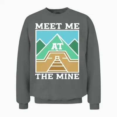Coal Mining Coal Miner Unisex Sweatshirt - Graphite Heather