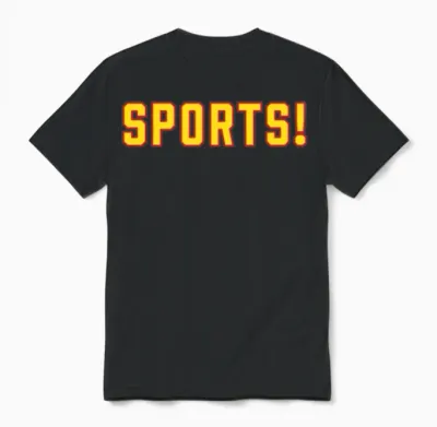 Funny Sports Unisex T-Shirt - Black